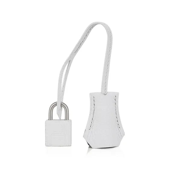 Birkin 25 Bag White w/ Black